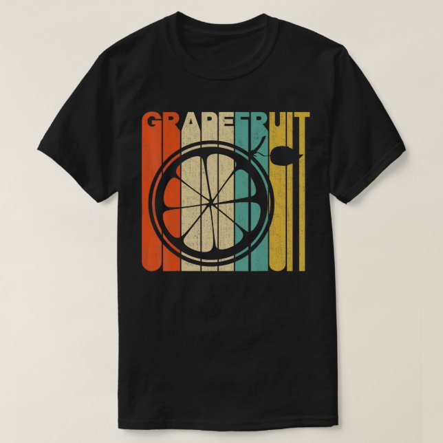 Graefrukt Silhouette-grafik med retro-format T Shirt (Design framsida)