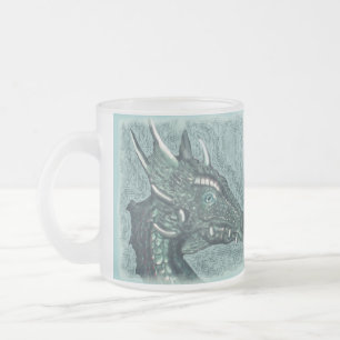 Graelle, hon Dragon Fantasy Art Frostad Glasmugg