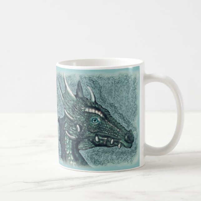 Graelle, hon Dragon Fantasy Art Kaffemugg (Höger)