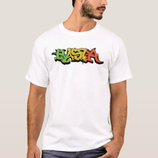 Graf Rasta Skjorta med Reggaefärger Tee