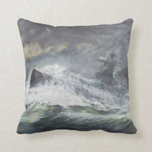 Graf Spee skriver in Indiska oceanen 3rd November Kudde