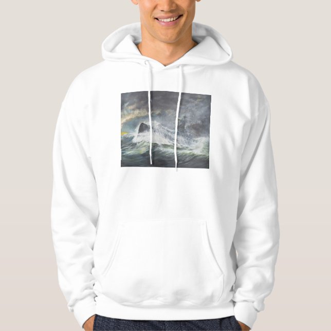 Graf Spee skriver in Indiska oceanen 3rd November Sweatshirt Med Luva (Framsida)