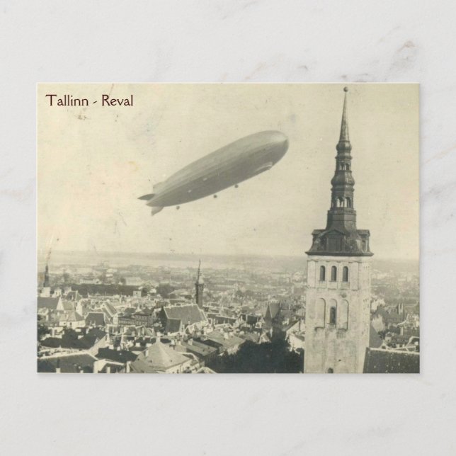 Graf Zeppelin i Tallinn vol.2 Vykort (Framsida)