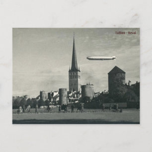 Graf Zeppelin i Tallinn Vykort