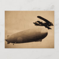 Graf Zeppelin närmar sig New York City 1928