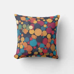 Gråfärgade prickar kudde