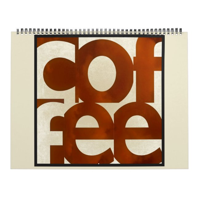 Graffi*T Studios Coffee Älskare Dream Calendar Kalender (Omslag)