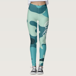 GRAFFIT DRIPPING PAINT LEGGINGS