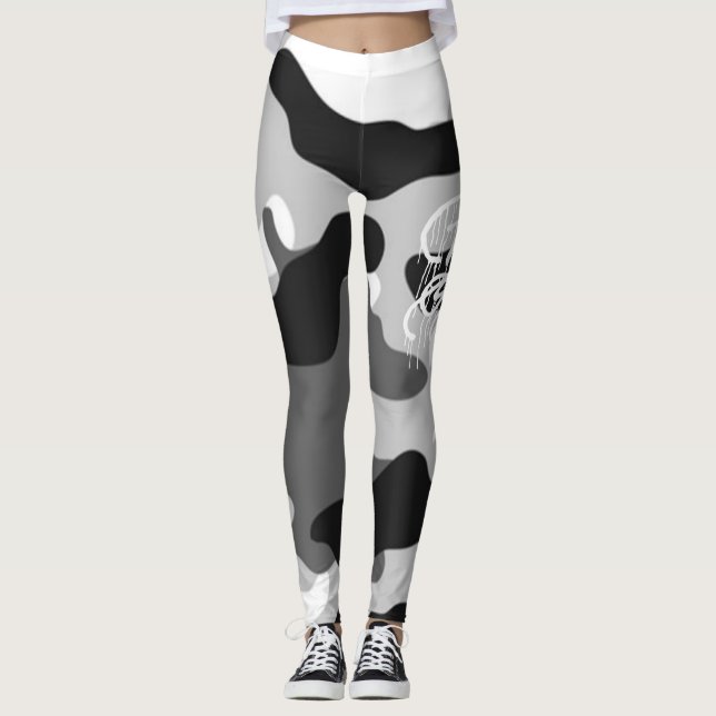 GRAFFIT DRIPPING PAINT LEGGINGS (Framsida)