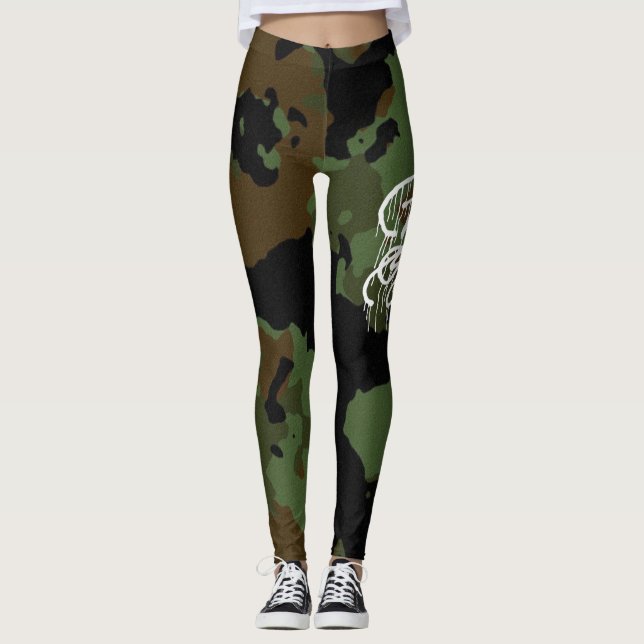 GRAFFIT DRIPPING PAINT LEGGINGS (Framsida)