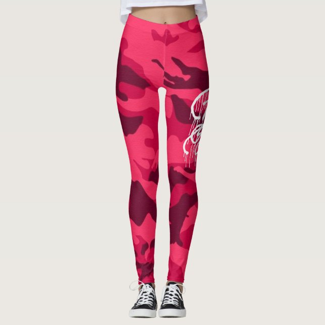 GRAFFIT DRIPPING PAINT LEGGINGS (Framsida)