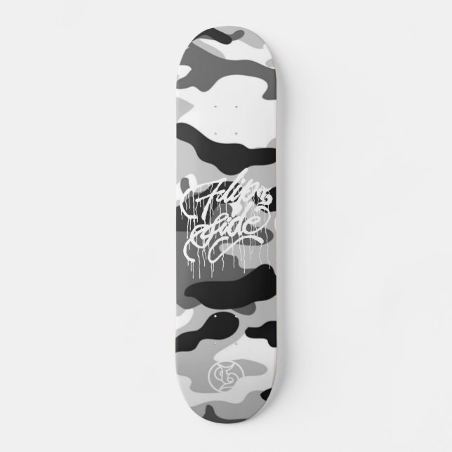GRAFFIT DRIPPPAINT MINI SKATEBOARD BRÄDA 18,5 CM (Framsida)