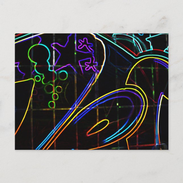 Graffiti 10 pcm vykort (Framsida)