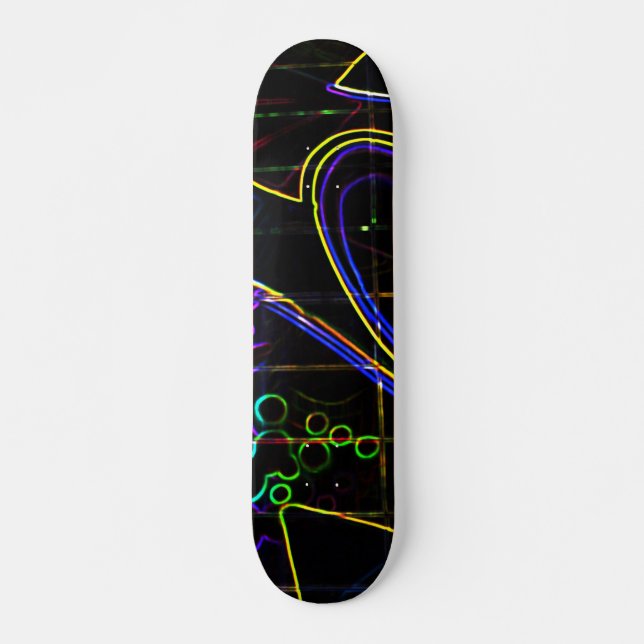 Graffiti 10 sdcnm mini skateboard bräda 18,5 cm (Framsida)