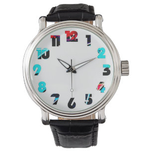 Graffiti 14 Number Overlay wacna Armbandsur