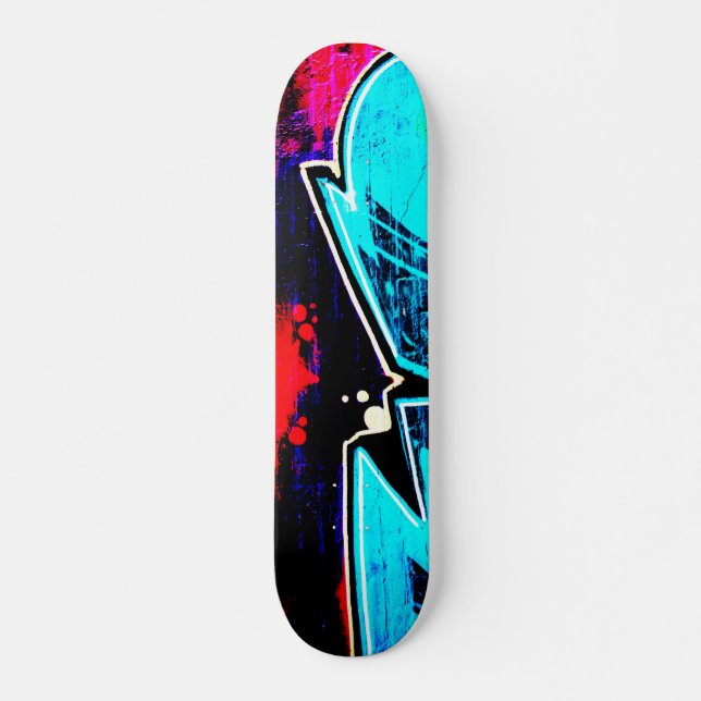 Graffiti 14 sdcnm mini skateboard bräda 18,5 cm (Framsida)