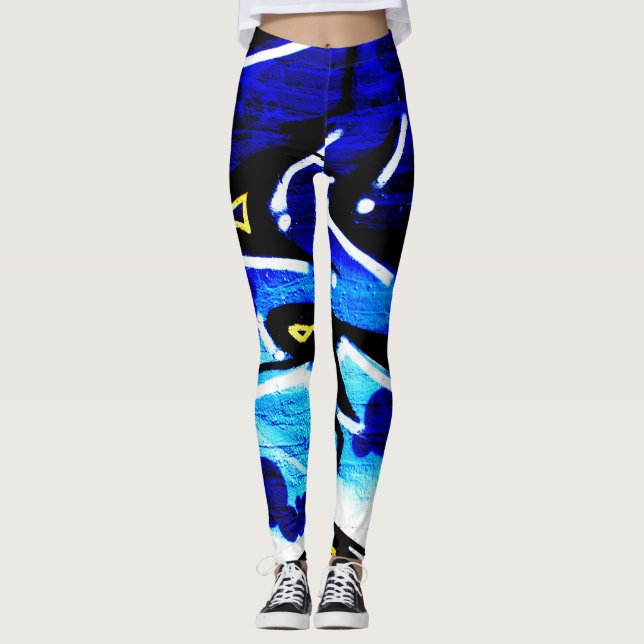 Graffiti 15 lecna leggings (Framsida)