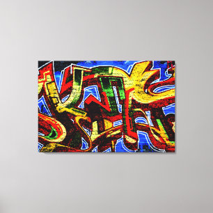 Graffiti 17 36 x 24 (90 x 60 cm)-waccnm canvastryck