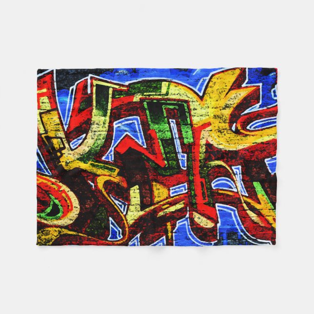 Graffiti 17 fbcnm fleecefilt (Framsidan (Horisontell))