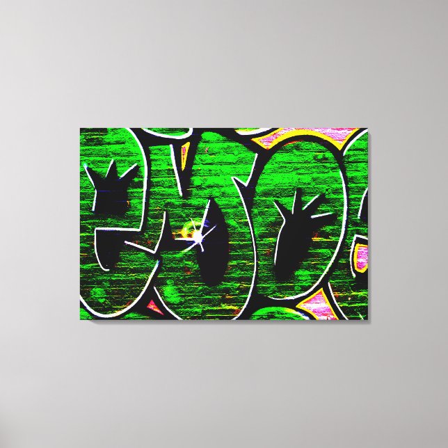 Graffiti 18 36 x 24 (90 x 60 cm) waccna canvastryck (Framsida)
