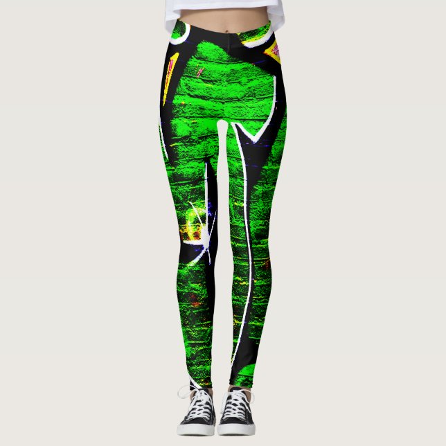 Graffiti 18-lecnm leggings (Framsida)