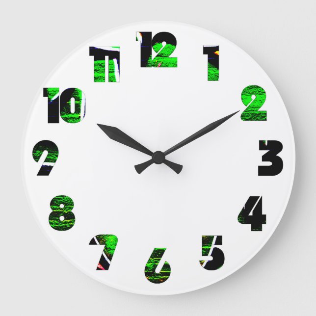 Graffiti 18 Number Overlay wccn Stor Klocka (Framsida)