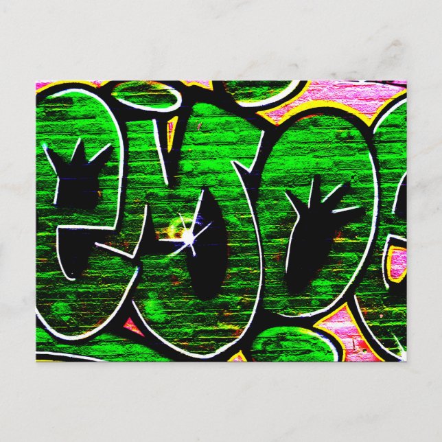 Graffiti 18 pc arc4 vykort (Framsida)