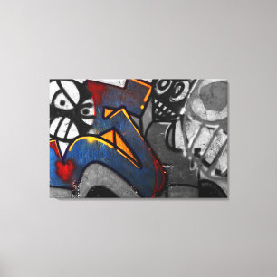 Graffiti 1 36 x 24 (90 x 60 cm)-våg canvastryck
