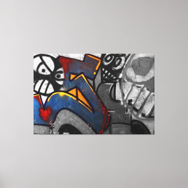 Graffiti 1 60 x 40 (150 x 100 cm) waccna canvastryck (Framsida)