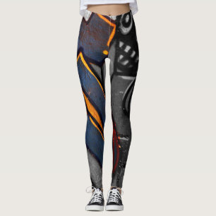Graffiti 1 lek leggings