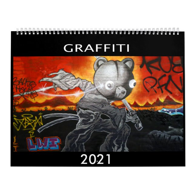 Graffiti 2021 Kalender (Omslag)
