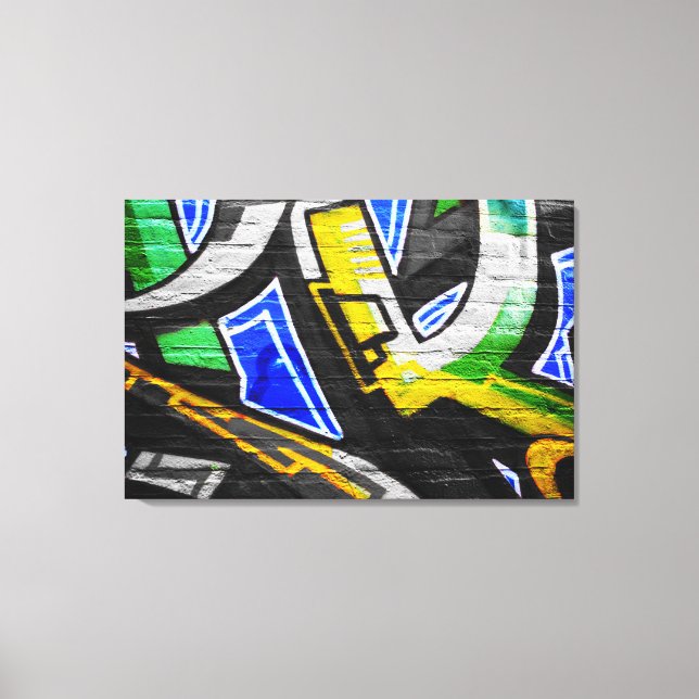 Graffiti 6 36 x 24 (90 x 60 cm) waccna canvastryck (Framsida)