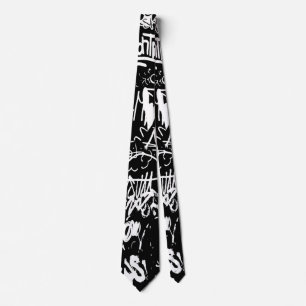 Graffiti Abstrakt Collage Print Mönster Slips