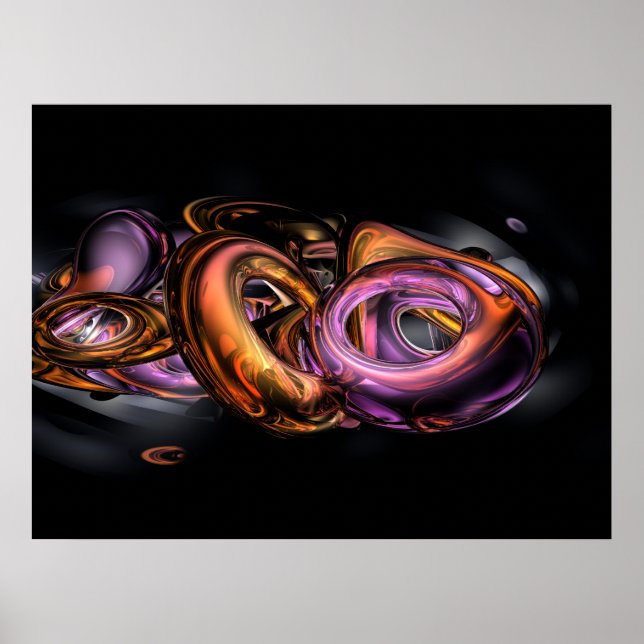 Graffiti Abstrakt Poster (Framsidan)