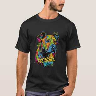 Graffiti American Pit Bull Terrier Mamma Mural Pit T Shirt