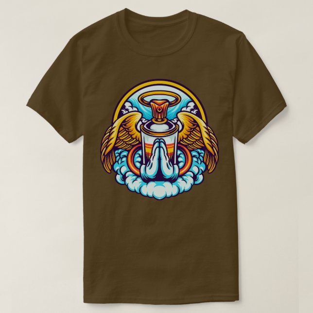 Graffiti Angel T Shirt (Design framsida)