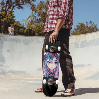Graffiti Anime Mini Skateboard Bräda 18,5 Cm