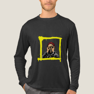 Graffiti Ansikte T-Shirt - Djärv Urban Konst för A