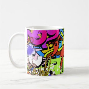 Graffiti Art: Background Hip-Skutt Stil Kaffemugg