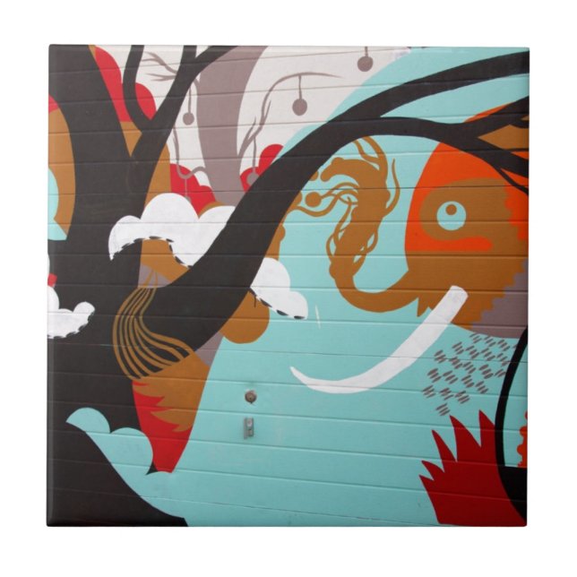 Graffiti Art Kakelplatta (Framsidan)