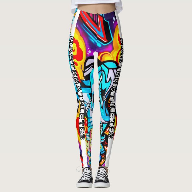 Graffiti Art Leggings (Framsida)