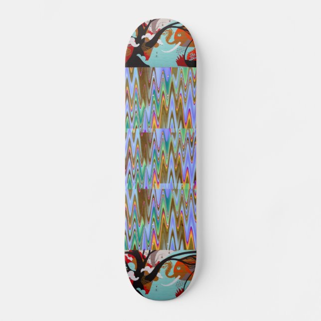 Graffiti Art Skateboard Bräda 20,5 Cm (Framsida)