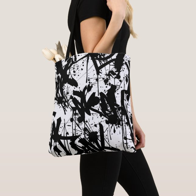 Graffiti Art Tygkasse (Närbild)