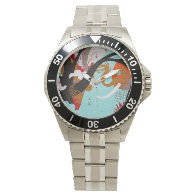 Graffiti Art Watch Armbandsur (Framsida)