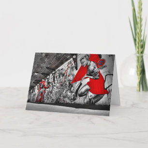 Graffiti Artist Greeting Card Kort