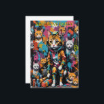 Graffiti Artist Street Cat 40th Birthday Inbjudningar<br><div class="desc">Graffiti Artist Street Cat 40:e födelsedagsinbjudan. Anpassa den här mallen till att ändras för ett år eller till valfritt firande-inbjudan. Ändra informationen på kortets baksida. En graffiti-artist, som är en katt och slår humor för att åldra och fira en födelsedag med kattrelaterad ordlek. Med en färgstark nedfläckad av färg skapar...</div>