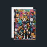 Graffiti Artist Street Cat 40th Birthday Inbjudningar<br><div class="desc">Graffiti Artist Street Cat 40:e födelsedagsinbjudan. Anpassa den här mallen till att ändras för ett år eller till valfritt firande-inbjudan. Ändra informationen på kortets baksida. En graffiti-artist, som är en katt och slår humor för att åldra och fira en födelsedag med kattrelaterad ordlek. Med en färgstark nedfläckad av färg skapar...</div>