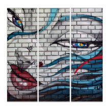 Graffiti Asian Girl