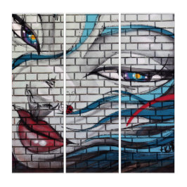 Graffiti Asian Girl