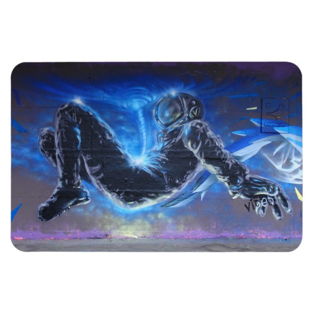 Graffiti Astronaut Magnet (Horisontell)
